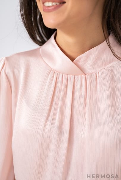 Lucrezia Blouse PINK -Lady Hermosa UK