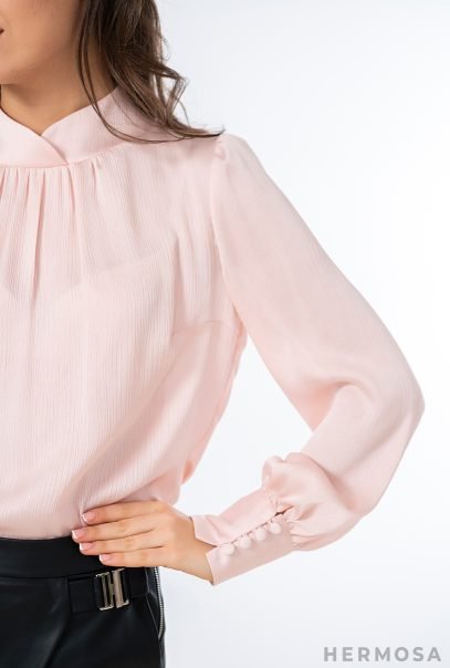 Lucrezia Blouse PINK -Lady Hermosa UK