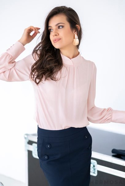 Lucrezia Blouse PINK -Lady Hermosa UK