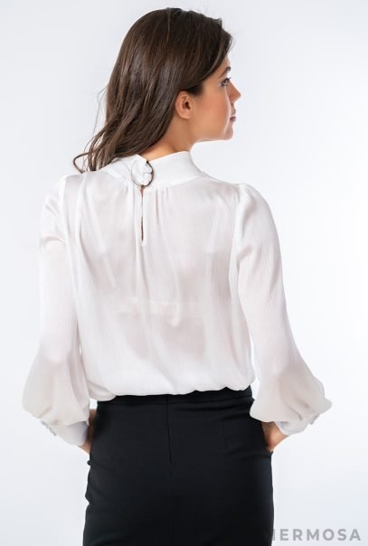 Lucrezia Blouse PINK -Lady Hermosa UK