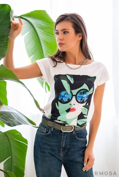 Lady Fashion Mint T-Shirt