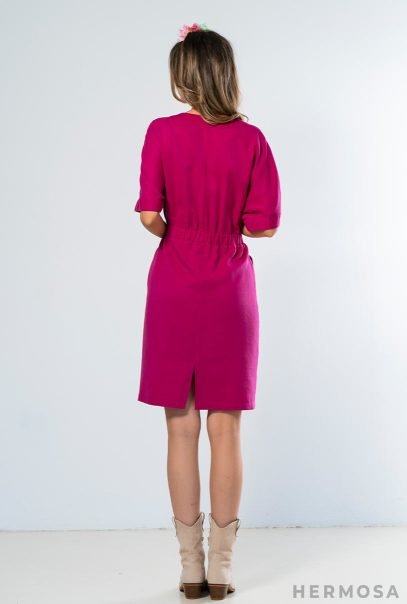 Lady Kastania Magenta Dress