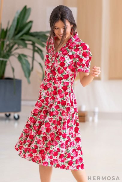 Lady Oriadna Floral Dress