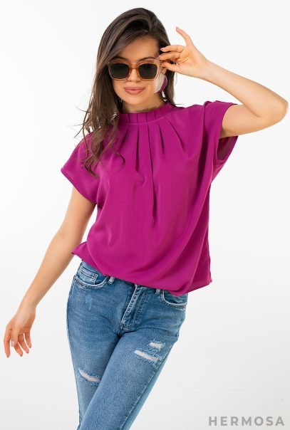 Lady Chloe Magenta Blouse