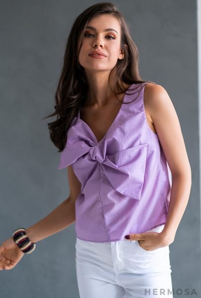 Lady Emily Lilac Blouse