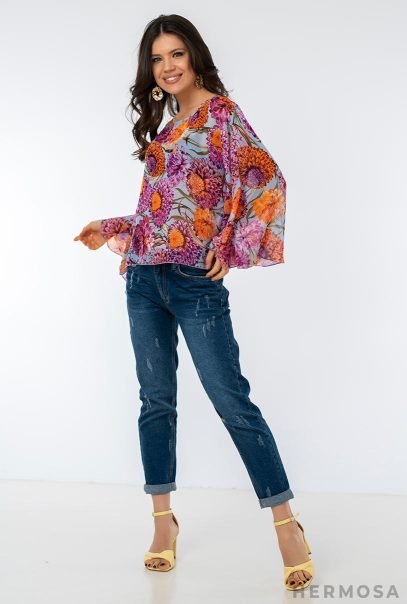 Lady Jamila Multicolored Blouse