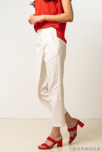 Lady Lory White Trousers