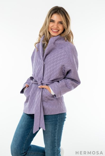 Jacquard Lilac Jacket