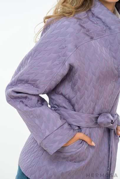 Jacquard Lilac Jacket