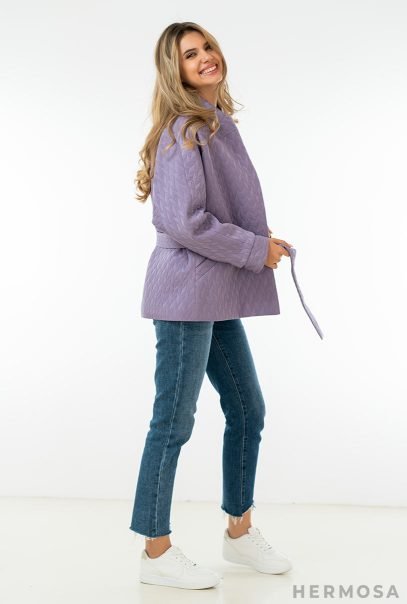 Jacquard Lilac Jacket