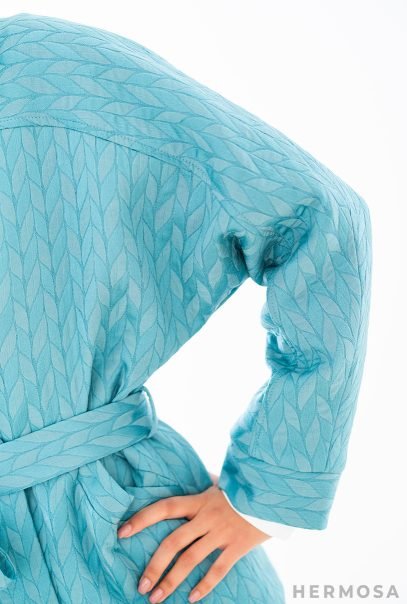 Jacquard Turquoise Jacket