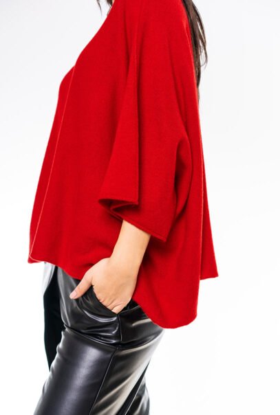 Oversize Red Jumper