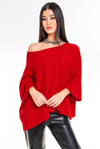 Oversize Red Jumper