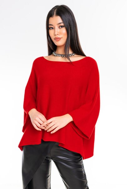 Oversize Red Jumper