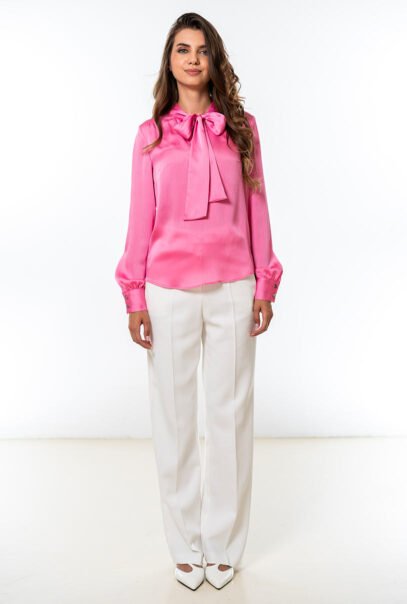 Sophisticated Viscose Pink Blouse